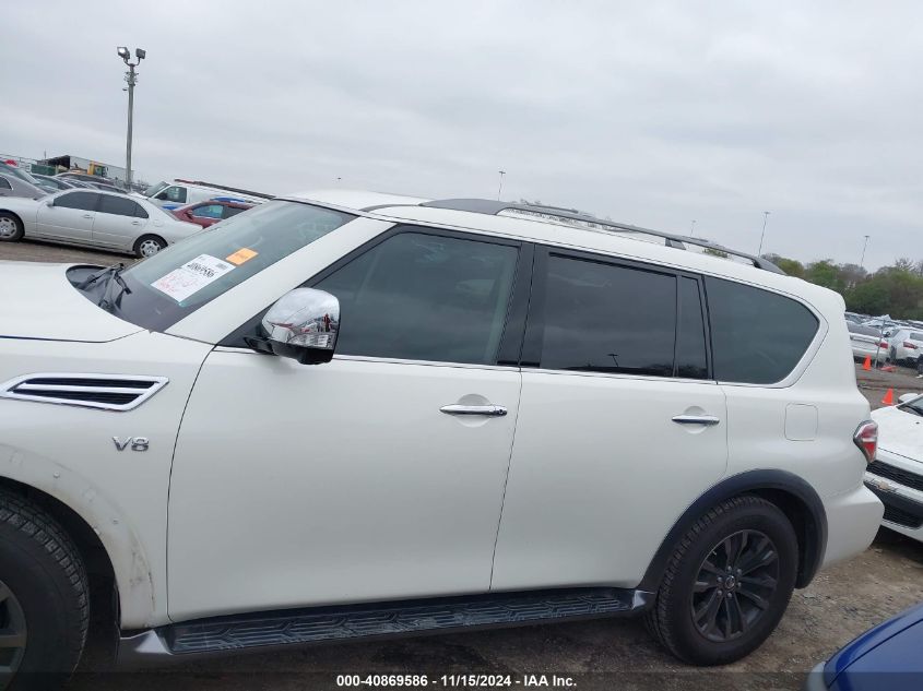 2018 Nissan Armada Platinum VIN: JN8AY2NF6J9330846 Lot: 40869586