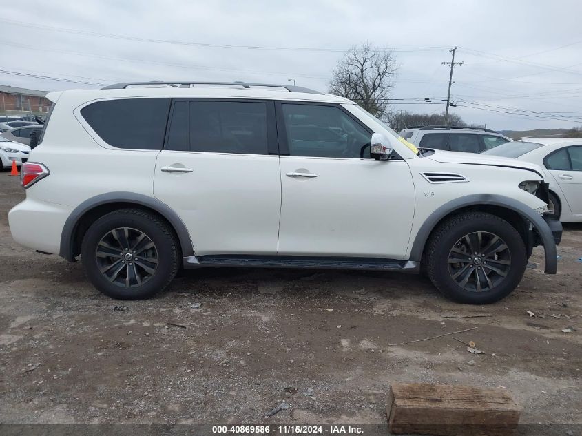 2018 Nissan Armada Platinum VIN: JN8AY2NF6J9330846 Lot: 40869586