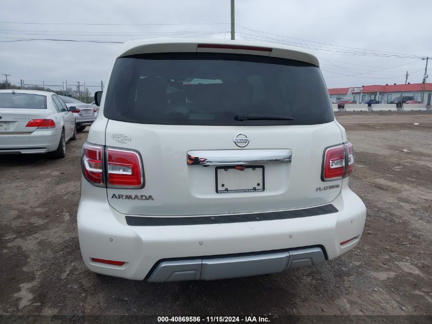 2018 Nissan Armada Platinum VIN: JN8AY2NF6J9330846 Lot: 40869586