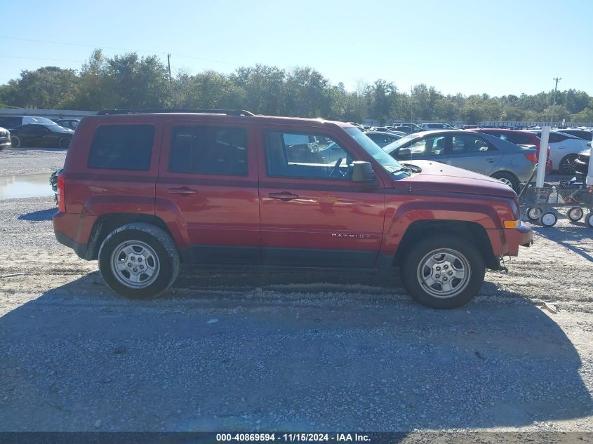 2016 Jeep Patriot Sport VIN: 1C4NJPBA2GD547078 Lot: 40869594