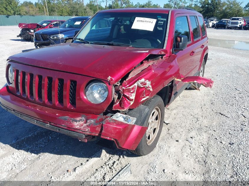 2016 Jeep Patriot Sport VIN: 1C4NJPBA2GD547078 Lot: 40869594