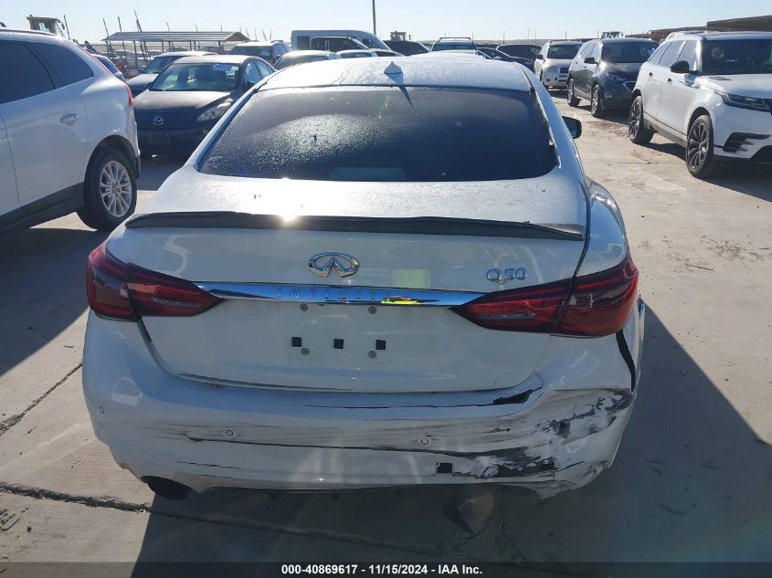 2018 Infiniti Q50 3.0T Luxe VIN: JN1EV7AP8JM591364 Lot: 40869617