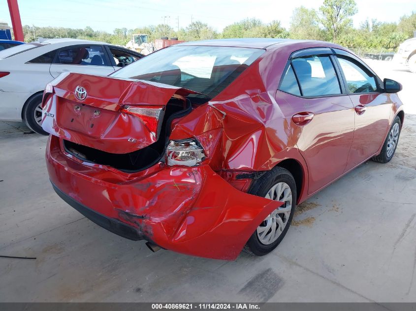 2019 Toyota Corolla Le VIN: 5YFBURHEXKP859512 Lot: 40869621