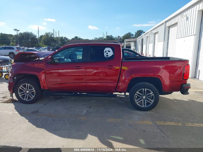 2021 Chevrolet Colorado 2Wd Short Box Wt VIN: 1GCGSBEN3M1216269 Lot: 40869635