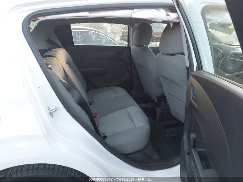 2017 CHEVROLET SONIC VIN: 1G1JG6SH1H4173576
