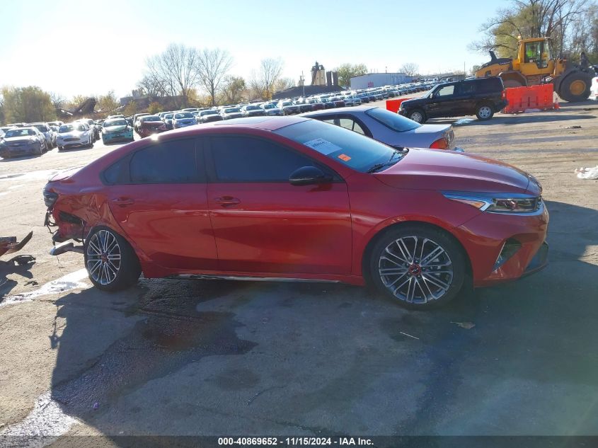 2022 Kia Forte Gt Manual VIN: 3KPF44AC7NE446501 Lot: 40869652