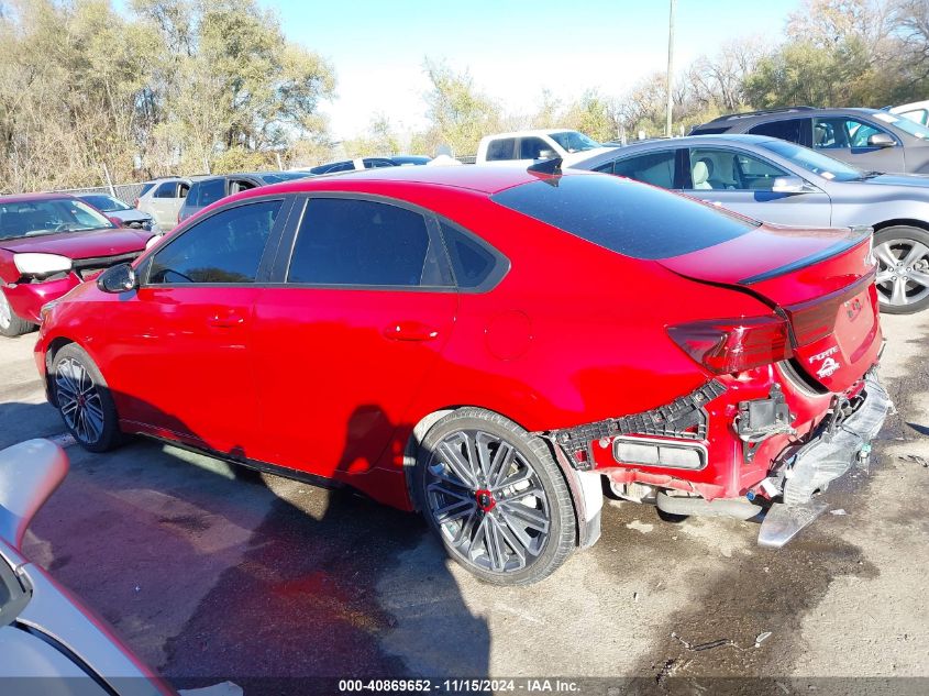 2022 Kia Forte Gt Manual VIN: 3KPF44AC7NE446501 Lot: 40869652