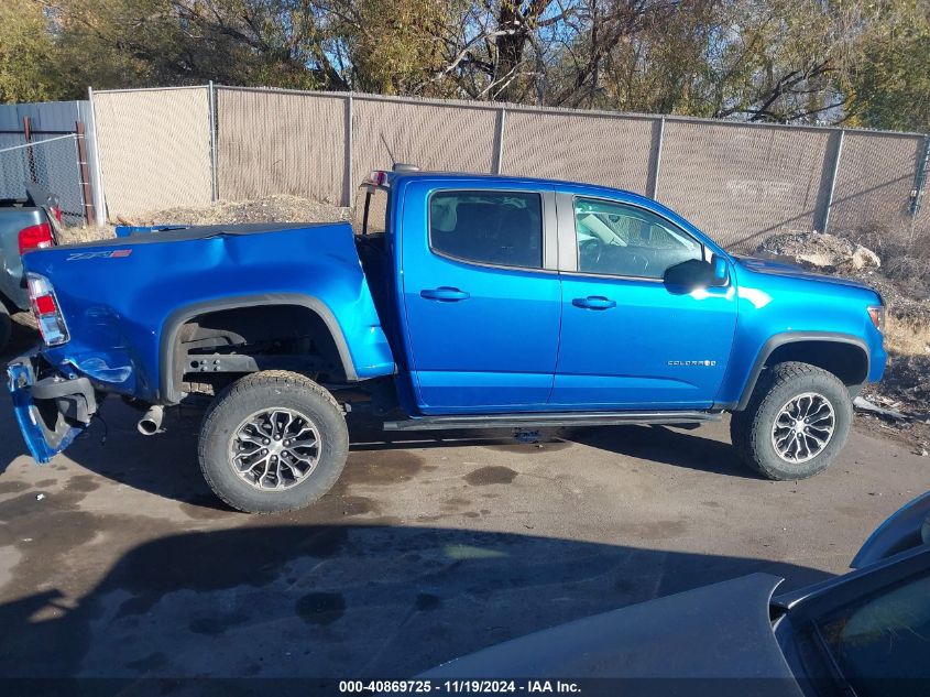 2021 Chevrolet Colorado 4Wd Short Box Zr2 VIN: 1GCPTEE13M1242558 Lot: 40869725