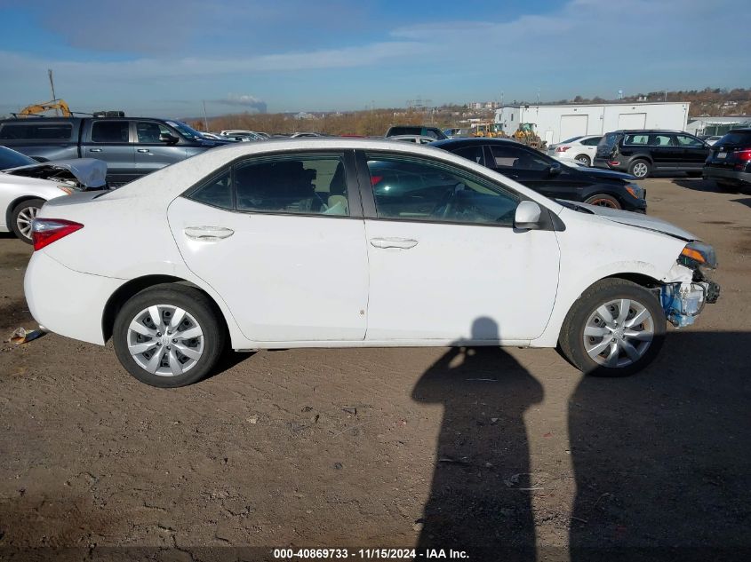 2016 TOYOTA COROLLA LE - 2T1BURHE8GC616059