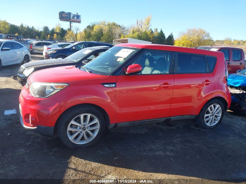 2018 Kia Soul + VIN: KNDJP3A52J7606503 Lot: 40869787