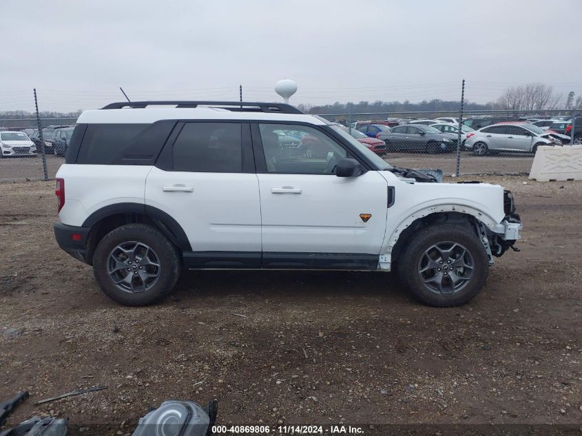 2023 Ford Bronco Sport Badlands VIN: 3FMCR9D92PRE16329 Lot: 40869806