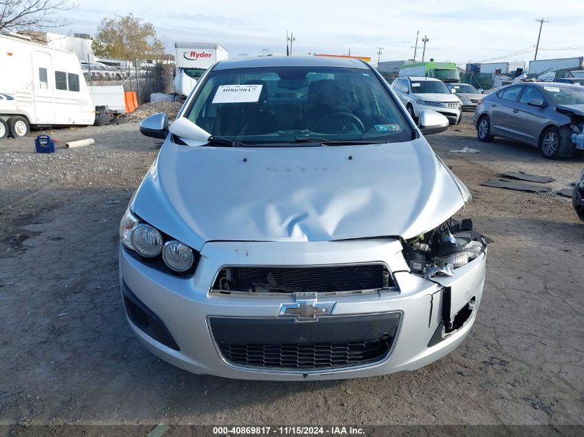 2012 Chevrolet Sonic 2Lt VIN: 1G1JC5SH5C4205234 Lot: 40869817