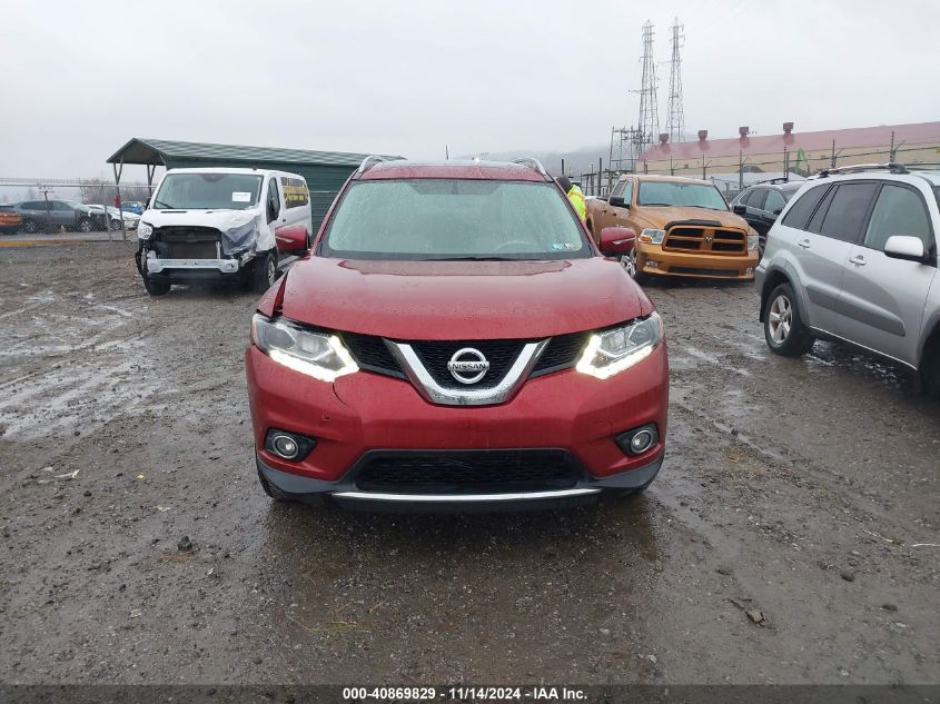 2015 Nissan Rogue Sl VIN: 5N1AT2MV4FC796364 Lot: 40869829