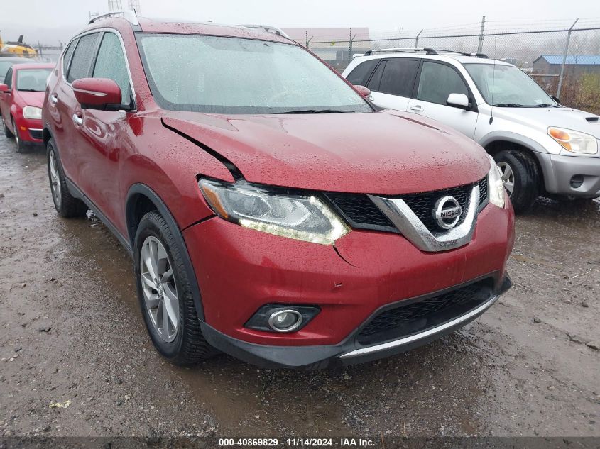 2015 Nissan Rogue Sl VIN: 5N1AT2MV4FC796364 Lot: 40869829