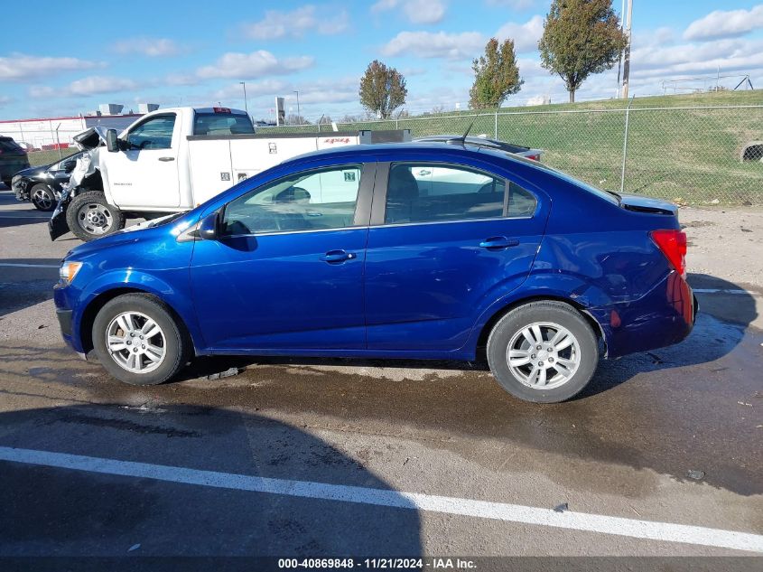 2014 Chevrolet Sonic Lt Auto VIN: 1G1JC5SH8E4139085 Lot: 40869848