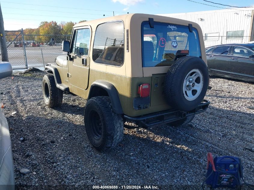 1995 Jeep Wrangler / Yj S/Rio Grande VIN: 1J4FY19P0SP319833 Lot: 40869888