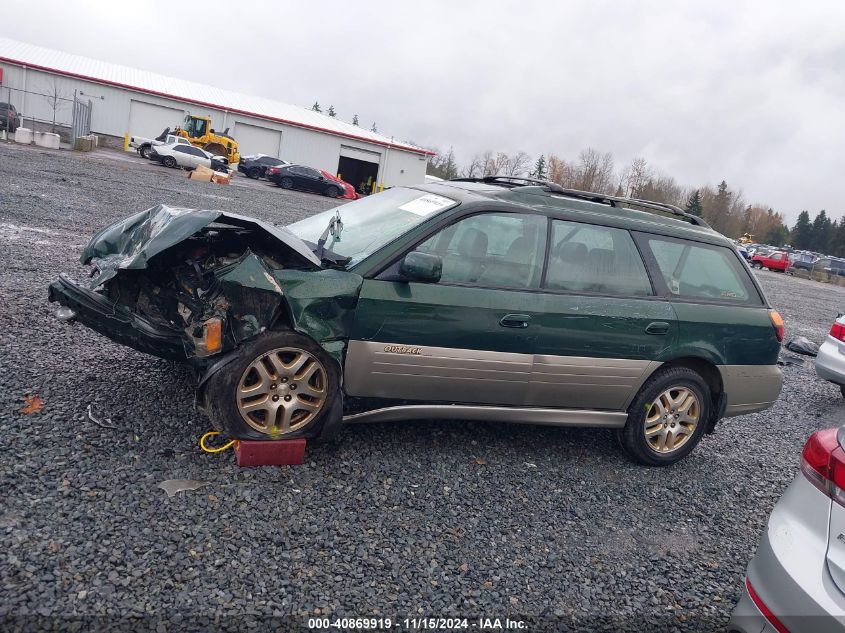 2000 Subaru Outback Limited VIN: 4S3BH6863Y7650067 Lot: 40869919