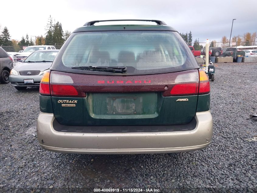 2000 Subaru Outback Limited VIN: 4S3BH6863Y7650067 Lot: 40869919