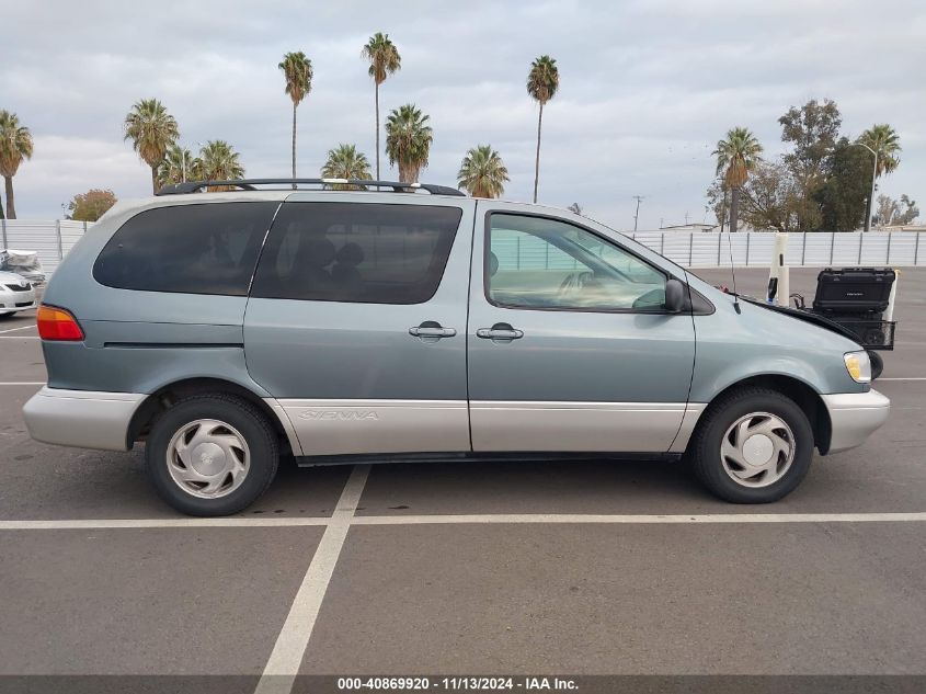 1999 Toyota Sienna Xle VIN: 4T3ZF13C4XU161796 Lot: 40869920