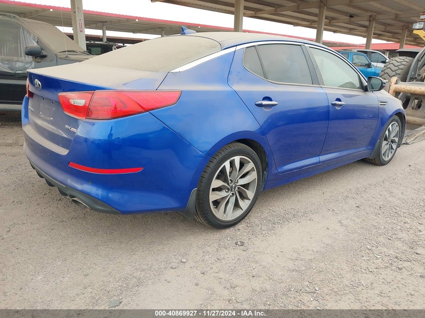 Vin: 5xxgr4a78eg286788, lot: 41359568, kia optima sx 20144