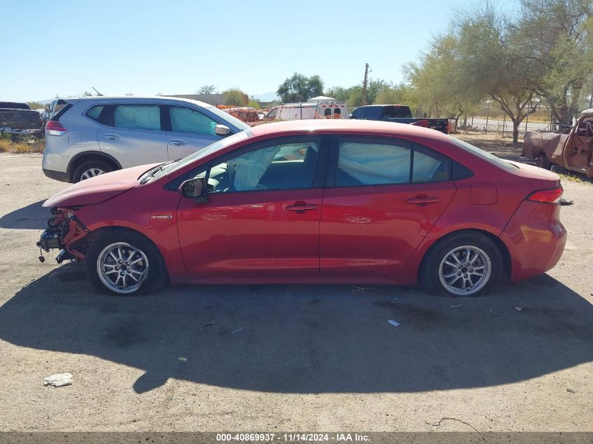 2021 Toyota Corolla Hybrid Le VIN: JTDEAMDEXMJ007487 Lot: 40869937