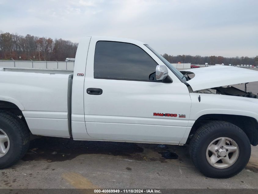 1996 Dodge Ram 1500 VIN: 1B7HC16Y7TJ124858 Lot: 40869949