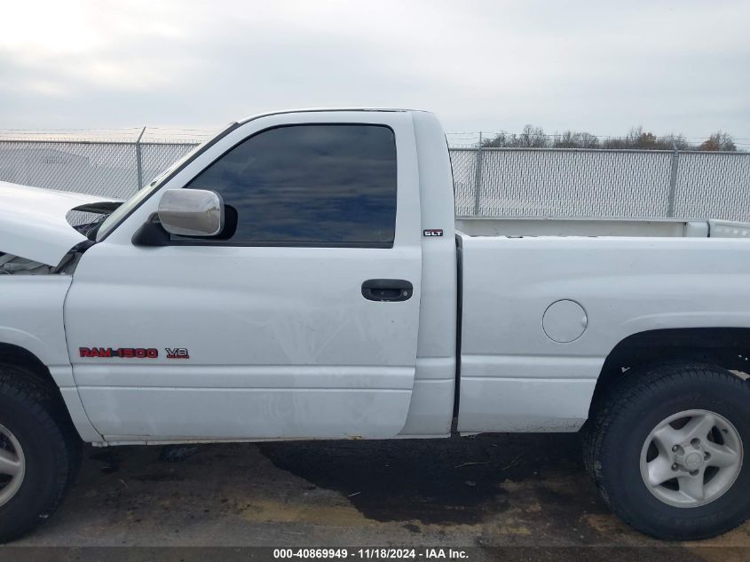 1996 Dodge Ram 1500 VIN: 1B7HC16Y7TJ124858 Lot: 40869949