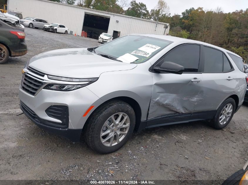 2022 Chevrolet Equinox Awd Ls VIN: 3GNAXSEV8NS182781 Lot: 40870026