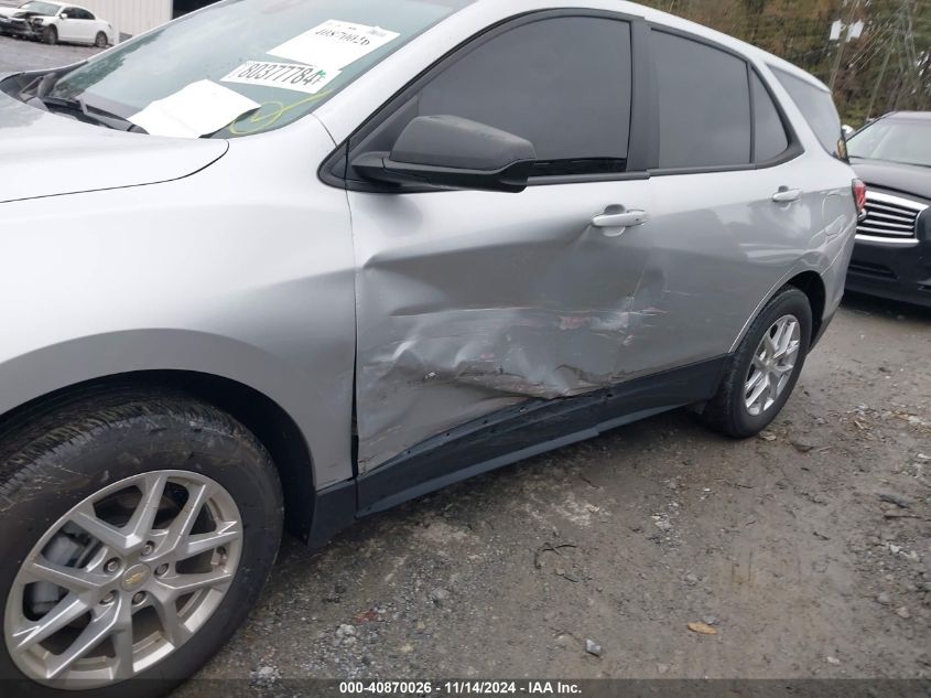 2022 Chevrolet Equinox Awd Ls VIN: 3GNAXSEV8NS182781 Lot: 40870026