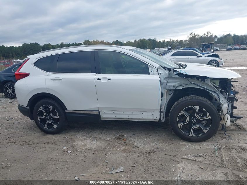 2019 Honda Cr-V Touring VIN: 2HKRW1H91KH505386 Lot: 40870027