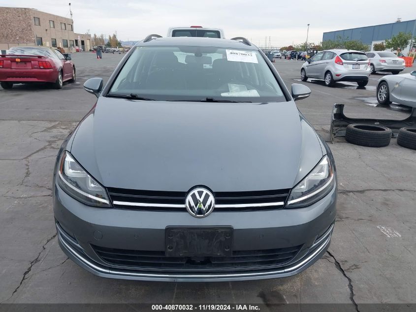 2015 Volkswagen Golf Sportwagen Tdi Se 4-Door VIN: 3VWCA7AU5FM506706 Lot: 40870032