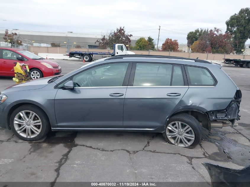 2015 Volkswagen Golf Sportwagen Tdi Se 4-Door VIN: 3VWCA7AU5FM506706 Lot: 40870032