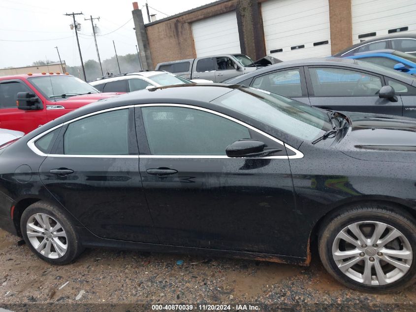 2016 Chrysler 200 Limited VIN: 1C3CCCAB0GN132196 Lot: 40870039