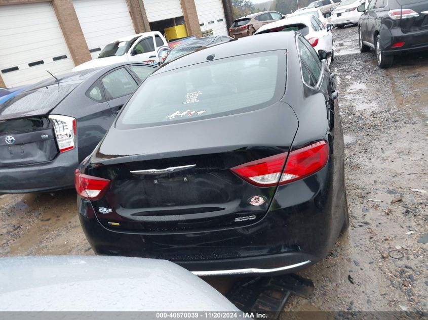 2016 Chrysler 200 Limited VIN: 1C3CCCAB0GN132196 Lot: 40870039