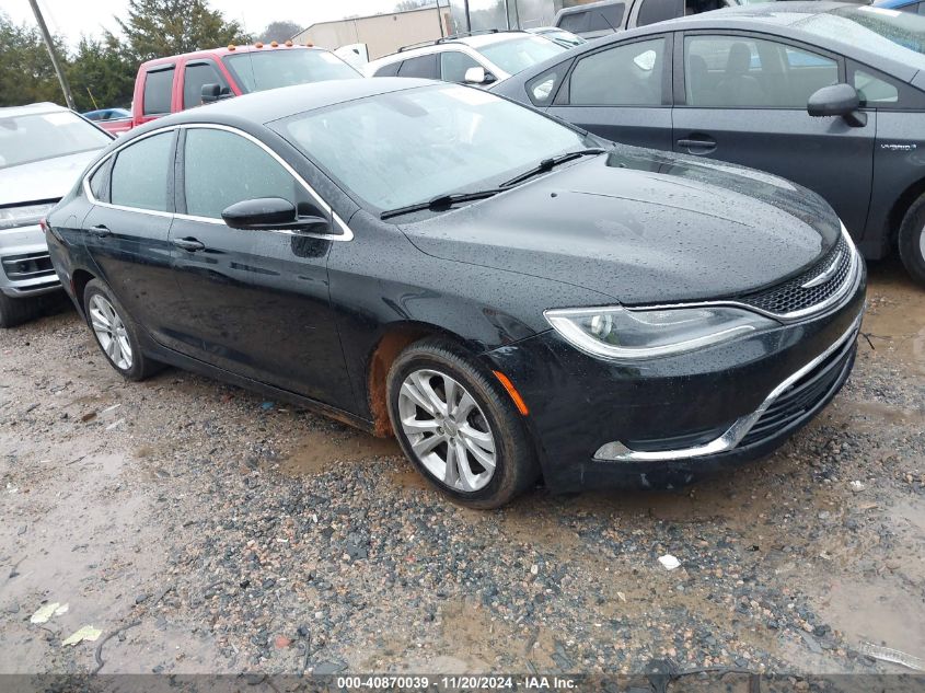 2016 Chrysler 200 Limited VIN: 1C3CCCAB0GN132196 Lot: 40870039