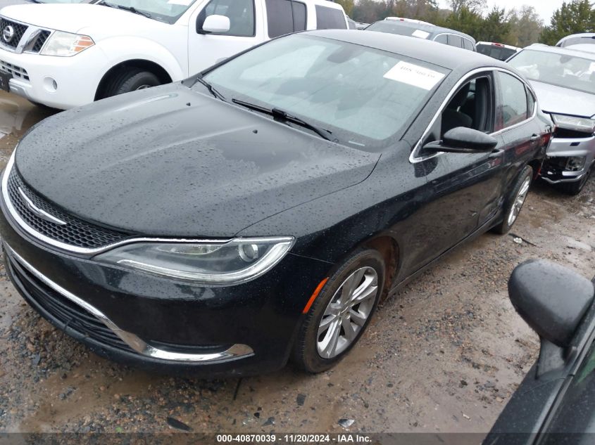 2016 Chrysler 200 Limited VIN: 1C3CCCAB0GN132196 Lot: 40870039