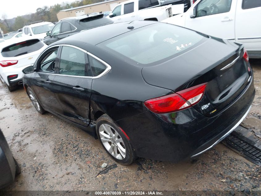 2016 Chrysler 200 Limited VIN: 1C3CCCAB0GN132196 Lot: 40870039