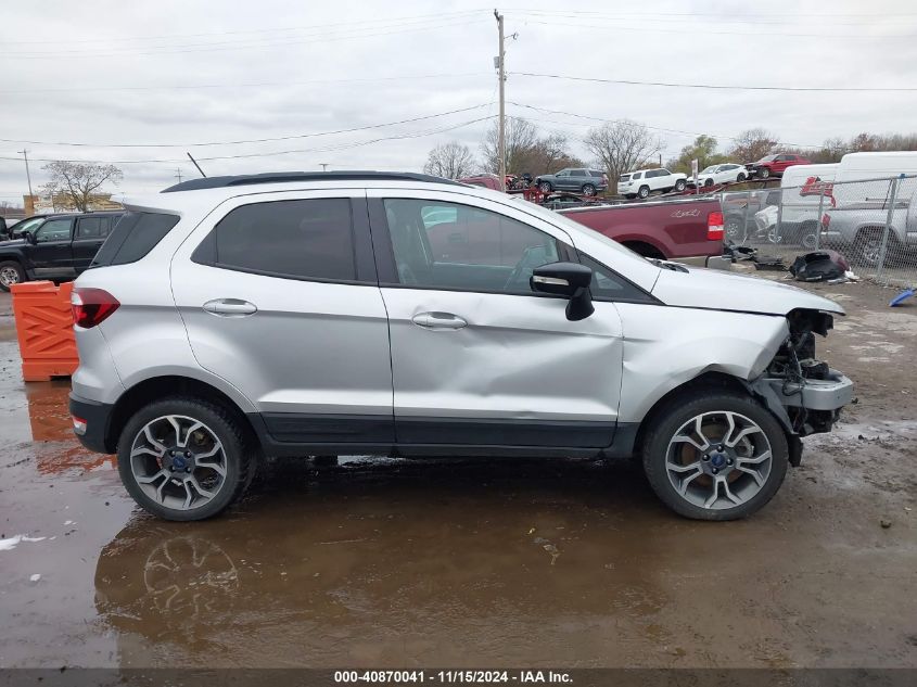 2020 Ford Ecosport Ses VIN: MAJ6S3JLXLC318764 Lot: 40870041