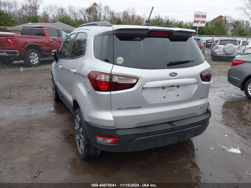 VIN MAJ6S3JLXLC318764 2020 FORD ECOSPORT no.3