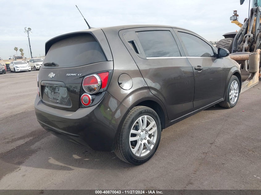 Vin: 1g1jc6sh6d4244194, lot: 41359684, chevrolet sonic lt auto 20134