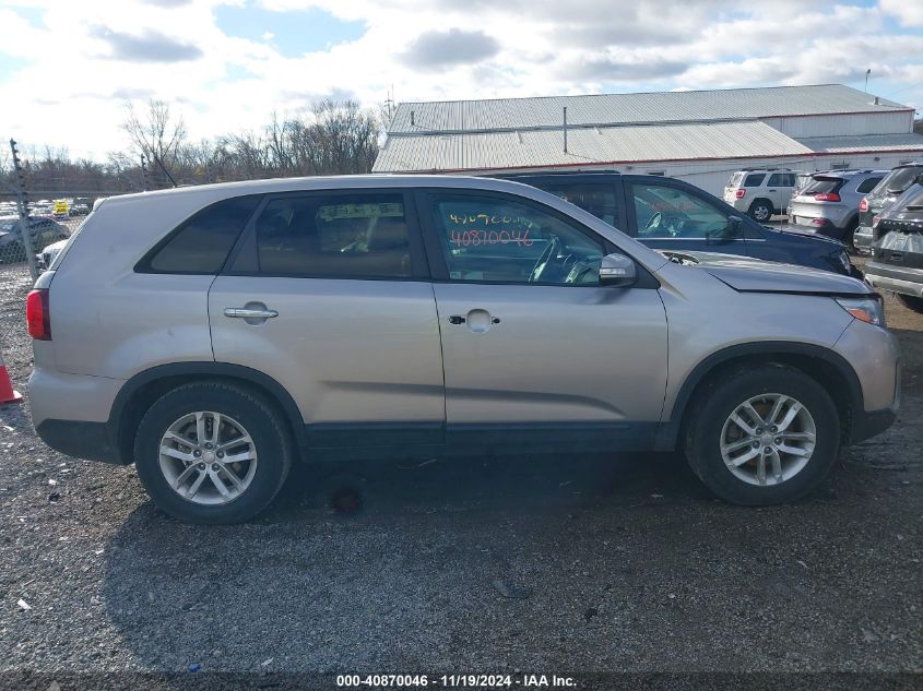 2015 Kia Sorento Lx VIN: 5XYKT3A60FG583922 Lot: 40870046