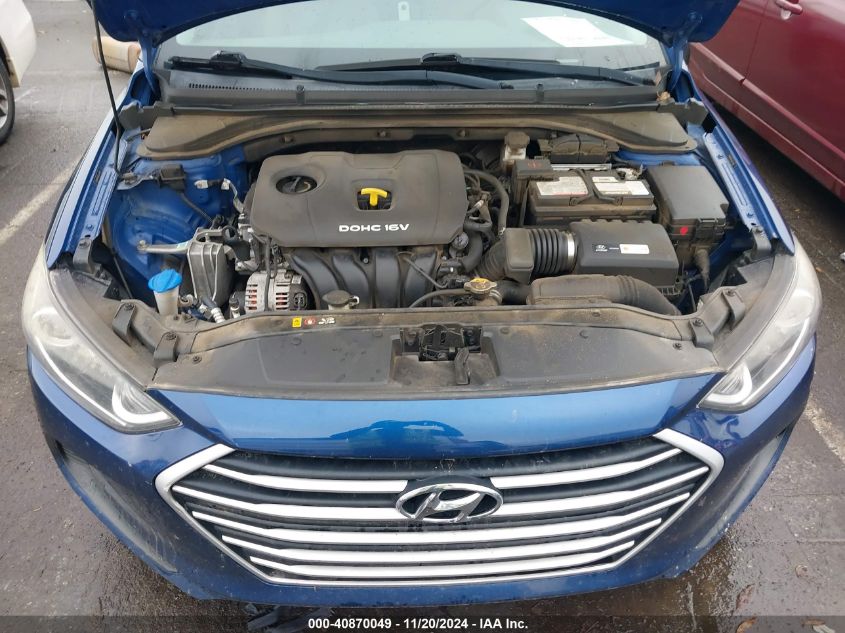 VIN 5NPD84LF6JH279962 2018 Hyundai Elantra, Sel no.10