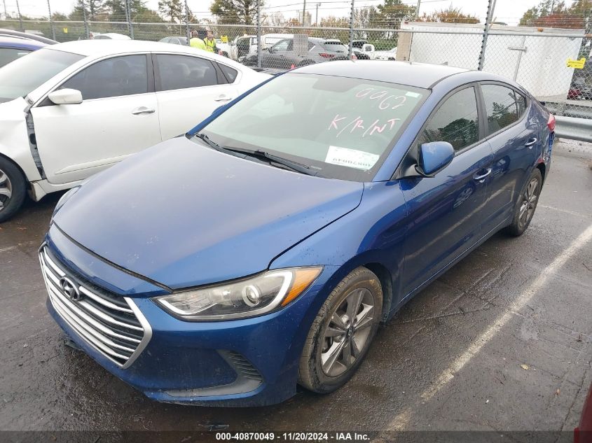 VIN 5NPD84LF6JH279962 2018 Hyundai Elantra, Sel no.2