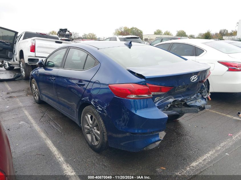 VIN 5NPD84LF6JH279962 2018 Hyundai Elantra, Sel no.3