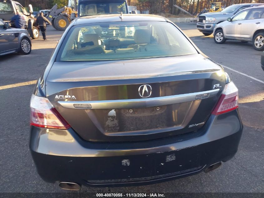 2010 Acura Rl 3.7 VIN: JH4KB2F60AC002372 Lot: 40870055