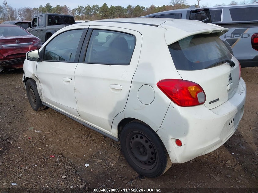 Vin: ml32a3hj2eh010352, lot: 41359700, mitsubishi mirage de 20143