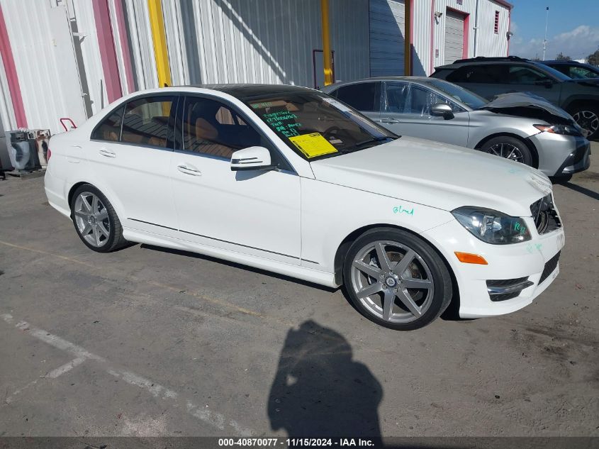 2013 Mercedes-Benz C 250 Luxury/Sport VIN: WDDGF4HBXDA786101 Lot: 40870077