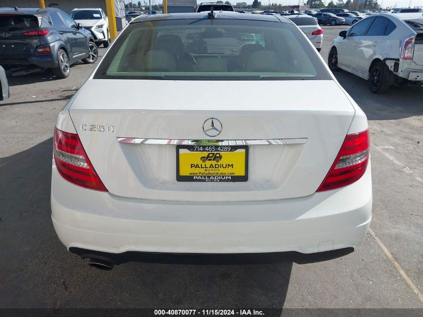 2013 Mercedes-Benz C 250 Luxury/Sport VIN: WDDGF4HBXDA786101 Lot: 40870077