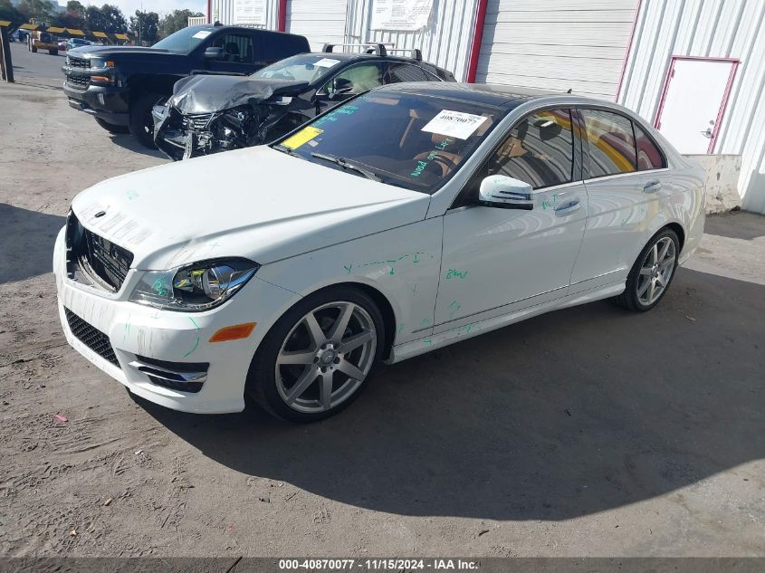 VIN WDDGF4HBXDA786101 2013 MERCEDES-BENZ C 250 no.2