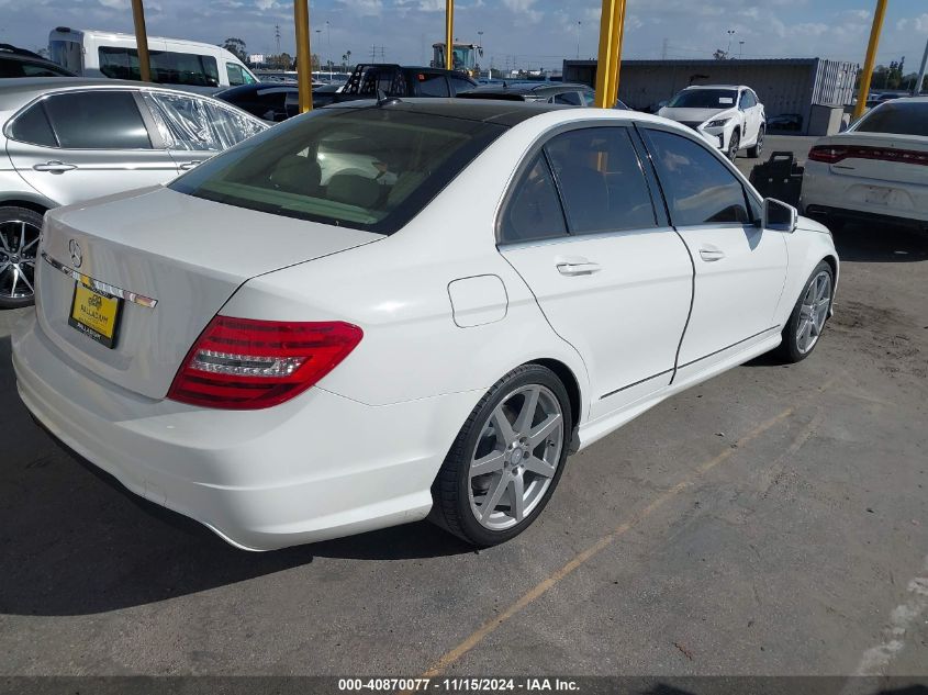 VIN WDDGF4HBXDA786101 2013 MERCEDES-BENZ C 250 no.4